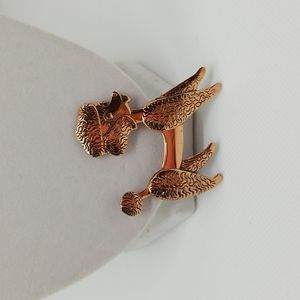 Vintage copper Poddle pin